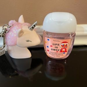 Bath and Body Works pink Unicorn Pocketbac